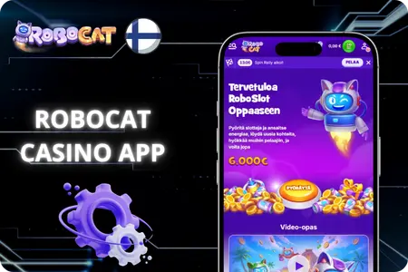 RoboCat Casino - mobiiliversio
